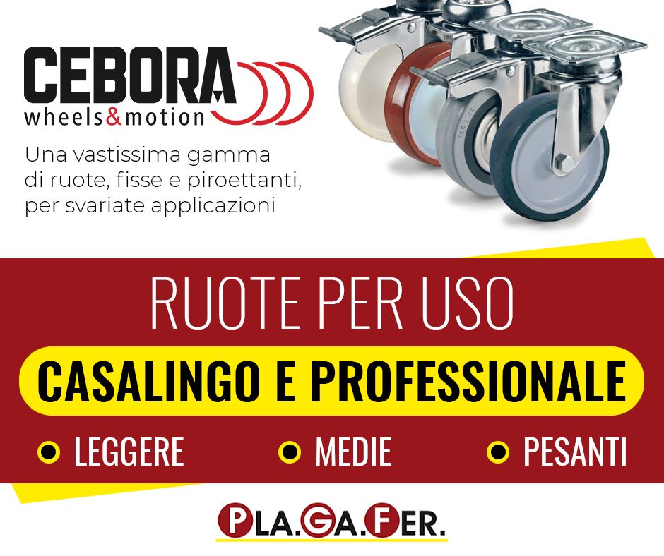 Ruote Cebora per uso casalingo e professionali